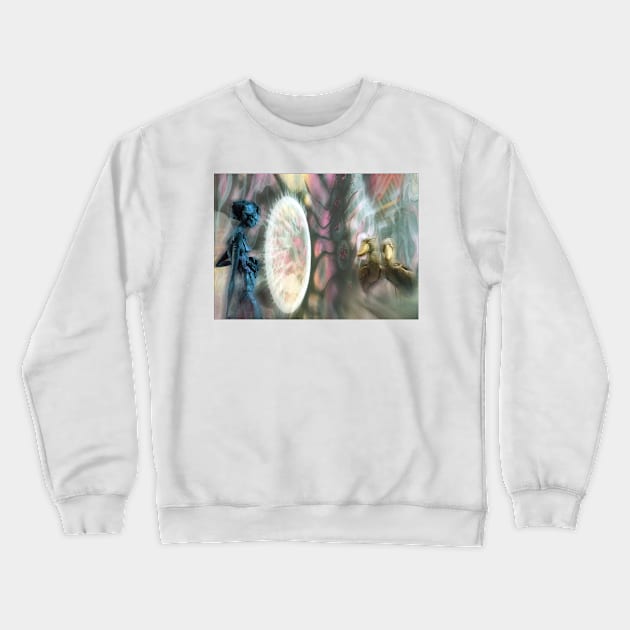 THROUGH the MIST of TIME Crewneck Sweatshirt by mister-john